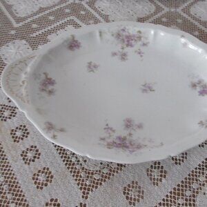 Lovely Lavender Purple Platter Thanksgiving Turkey Serving Platters